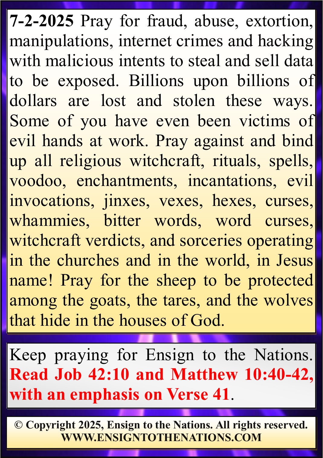 PRAY 7-2-2025 PRAY 7-2-2025