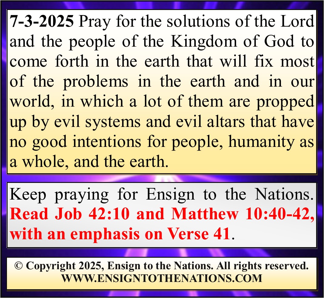 PRAY 7-3-2025 PRAY 7-3-2025