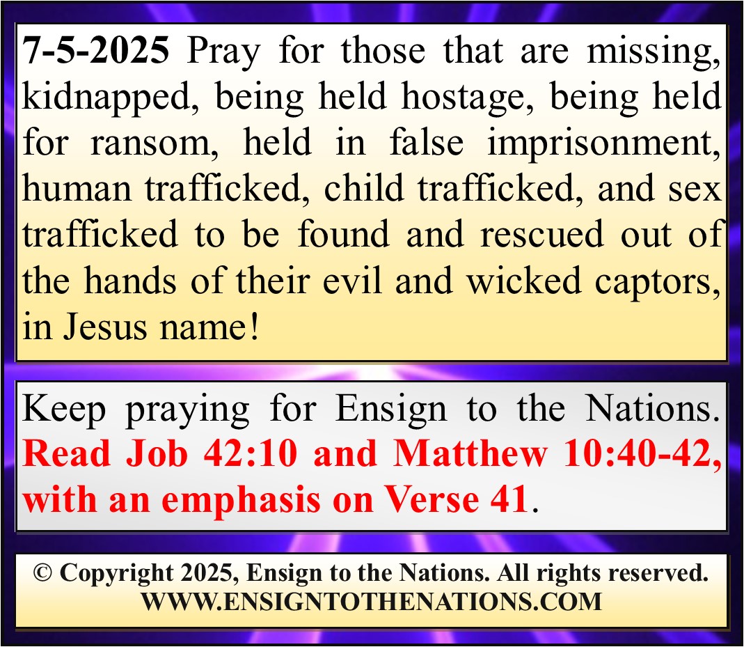 PRAY 7-5-2025 PRAY 7-5-2025